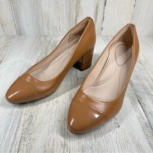 New EASY SPIRIT Women's Cellina Dress Cap Toe Patent Pumps #899
